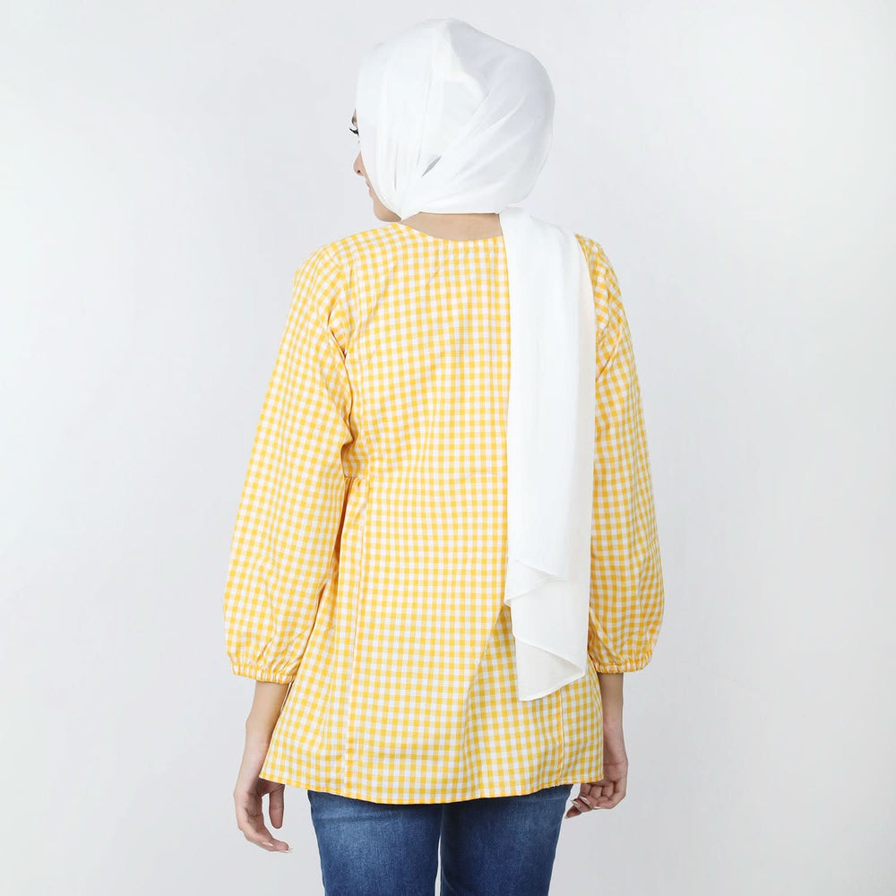 Women's Western Top - Yellow, Women T-Shirts & Tops, Chase Value, Chase Value