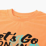 Boys Half Sleeves T-Shirt - Orange, Boys T-Shirts, Chase Value, Chase Value