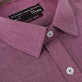 Men's Chambray Casual Shirt - Maroon, Men's Shirts, Chase Value, Chase Value