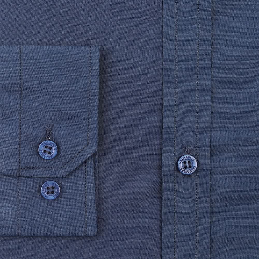 Men's Formal Plain Shirt - Navy Blue, Men's Shirts, Chase Value, Chase Value