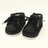 Newborn Boys Lace Shoes - Black, Newborn Caps, Shoes & Socks, Chase Value, Chase Value