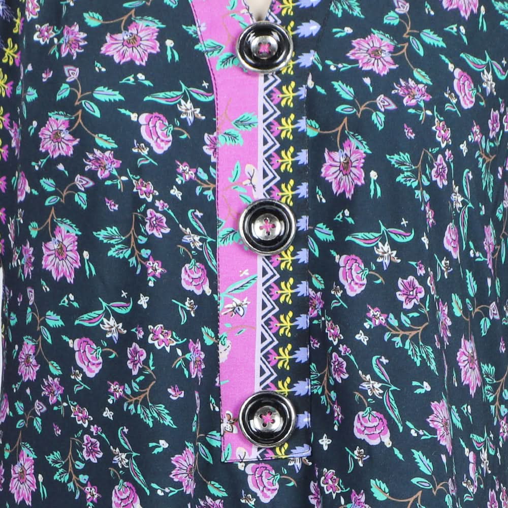 Women's Jalpari Printed Stitched Kurti - Multi Color, Women Ready Kurtis, Chase Value, Chase Value