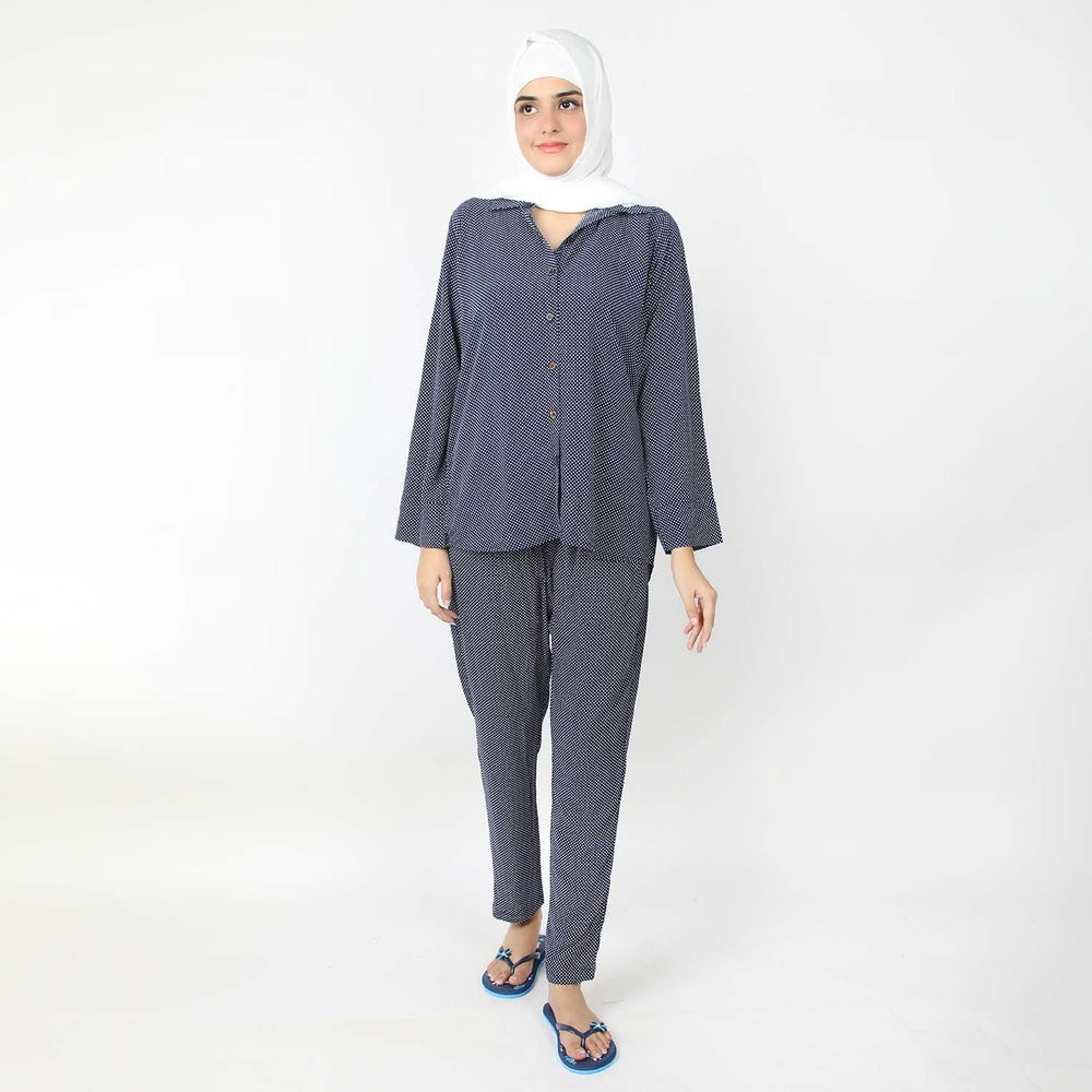 Women's Co-Ord Set - Navy Blue, Women Co-Ord Set, Chase Value, Chase Value