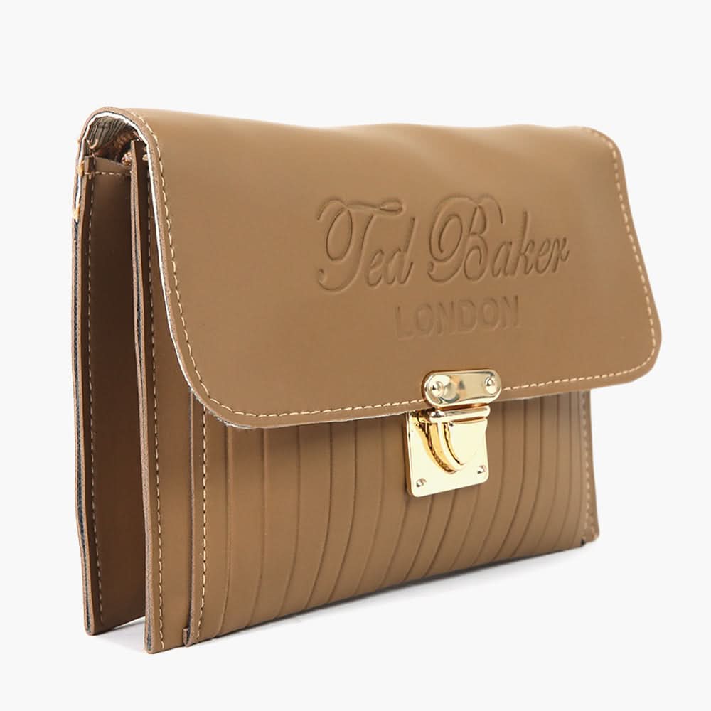Women's Clutch - Light Brown, Women Clutches, Chase Value, Chase Value