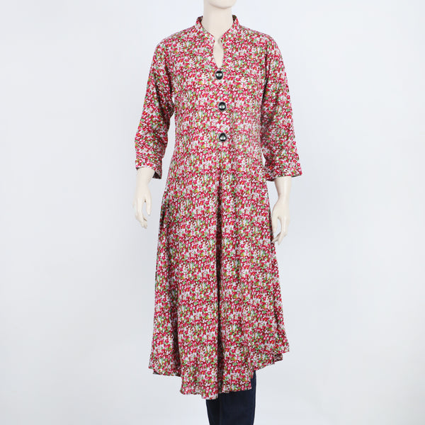 Women's Jalpari Printed Kurti - Multi Color