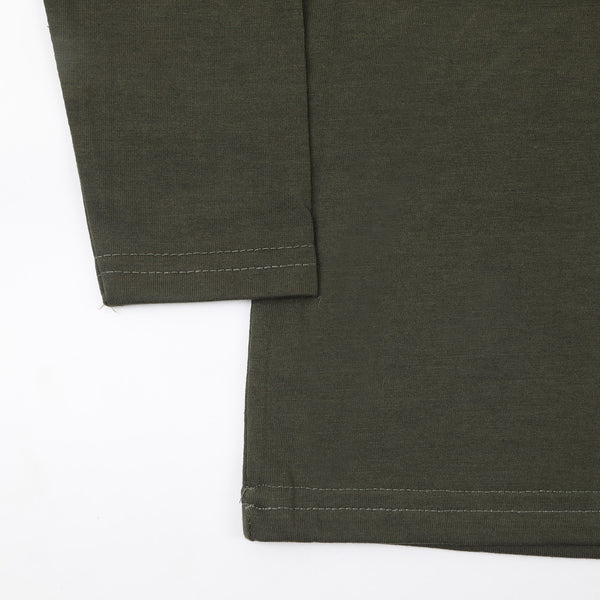 Boys Full Sleeves T-Shirt - Olive Green