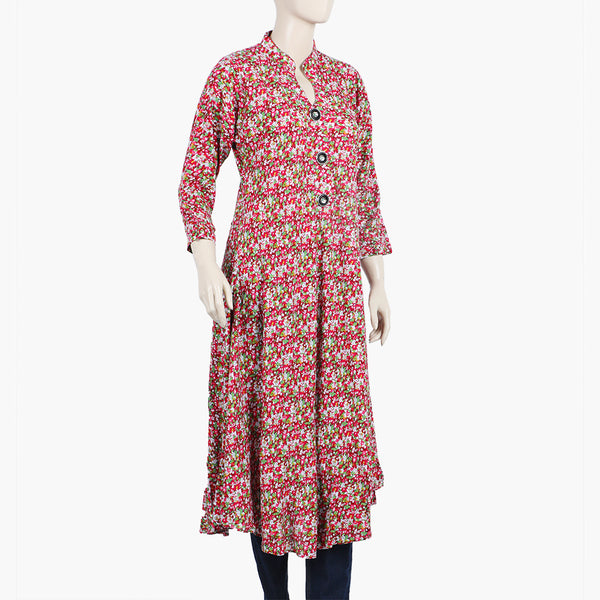 Women's Jalpari Printed Kurti - Multi Color