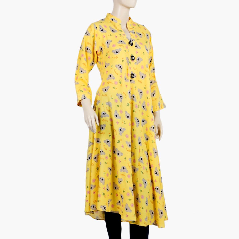 Women's Jalpari Printed Kurti - Multi Color, Women Ready Kurtis, Chase Value, Chase Value