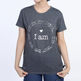 Women's Half Sleeves Printed T-Shirt - Grey, Women T-Shirts & Tops, Chase Value, Chase Value
