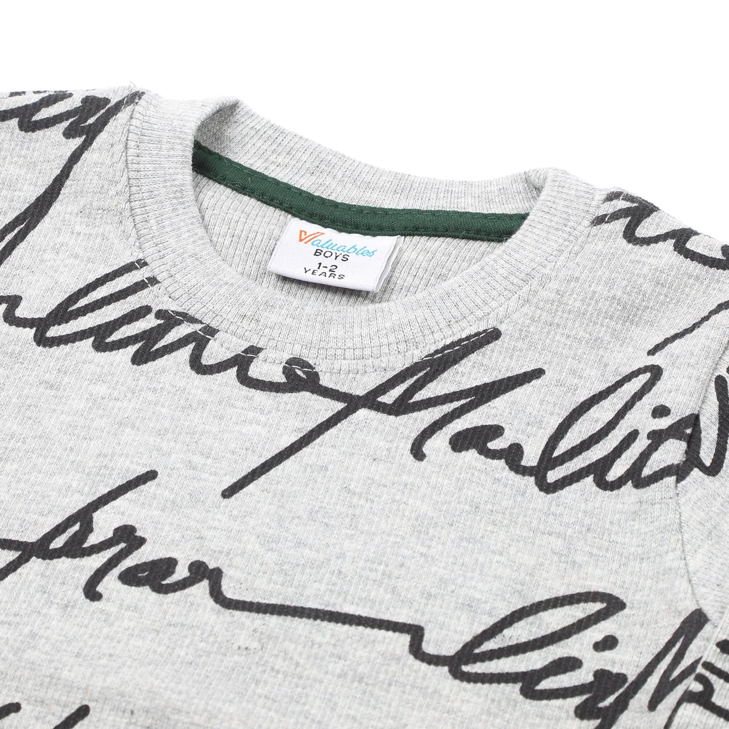 Boys Full Sleeves SweatShirt - Grey, Boys Hoodies & Sweat Shirts, Chase Value, Chase Value