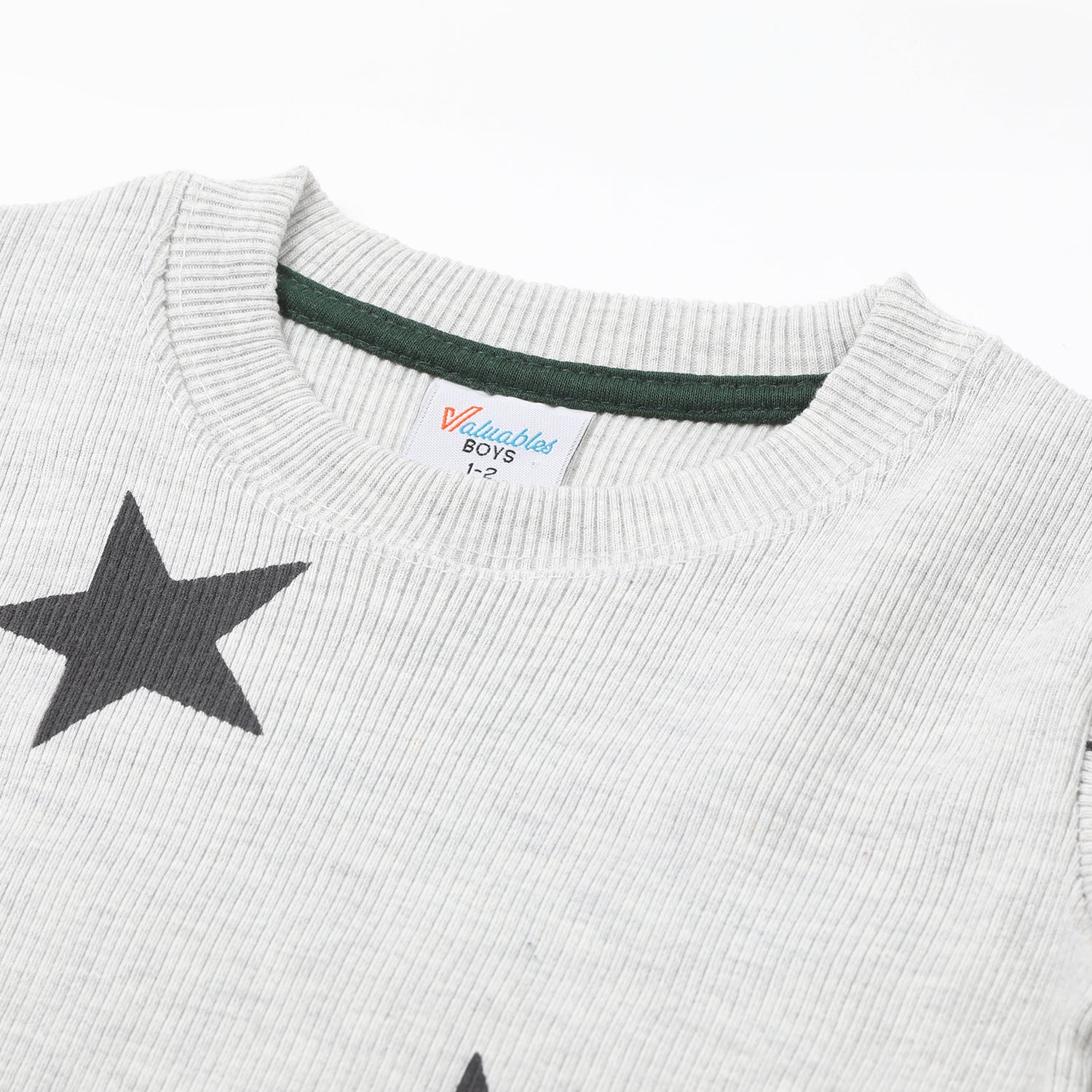 Boys Full Sleeves SweatShirt - Light Grey, Boys Hoodies & Sweat Shirts, Chase Value, Chase Value