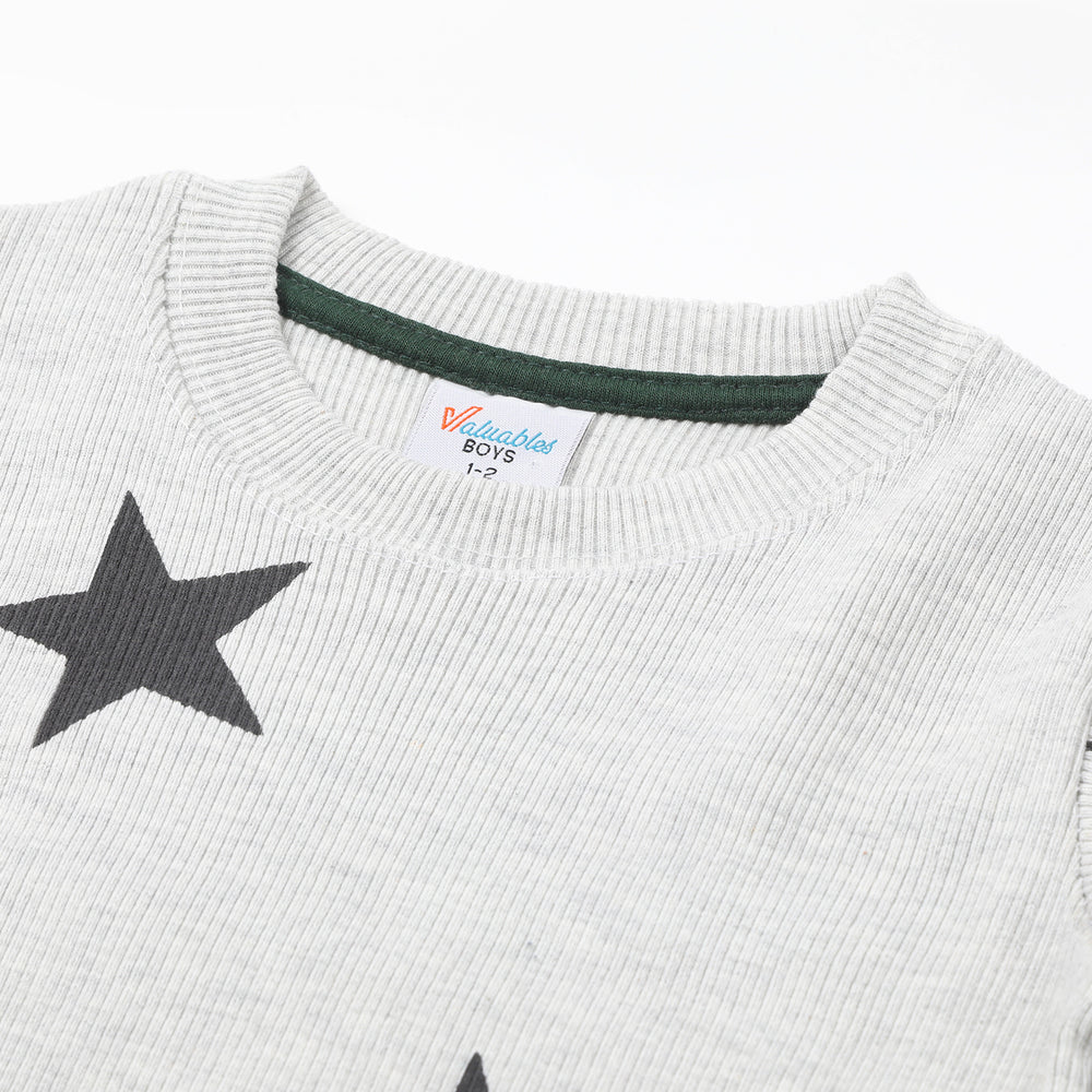 Boys Full Sleeves SweatShirt - Light Grey, Boys Hoodies & Sweat Shirts, Chase Value, Chase Value