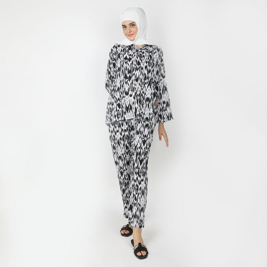 Women's Co-Ord Set - Black & White