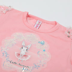 Newborn Girls Cord Set - Pink