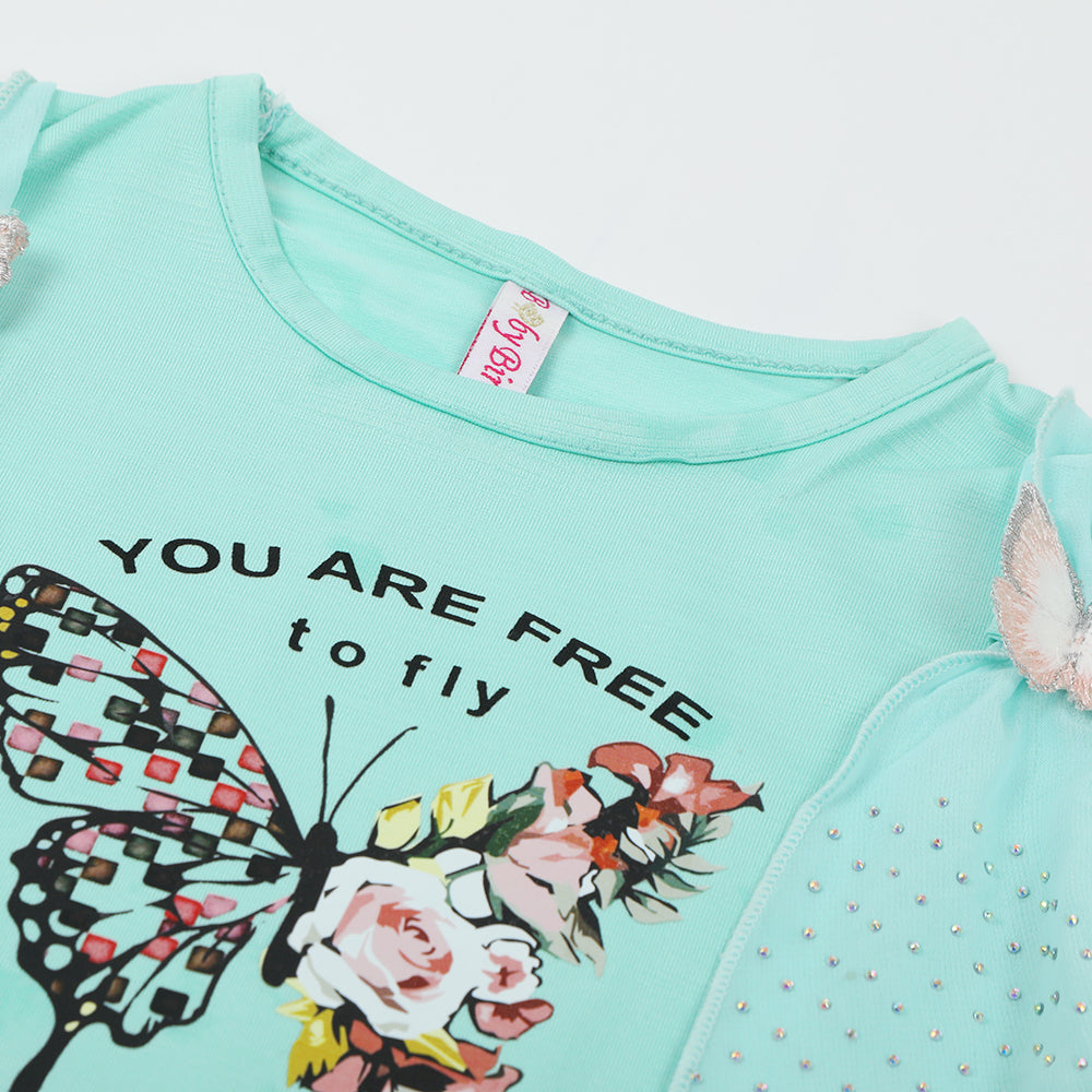 Girls Cord Set - Cyan, Girls Suits, Chase Value, Chase Value