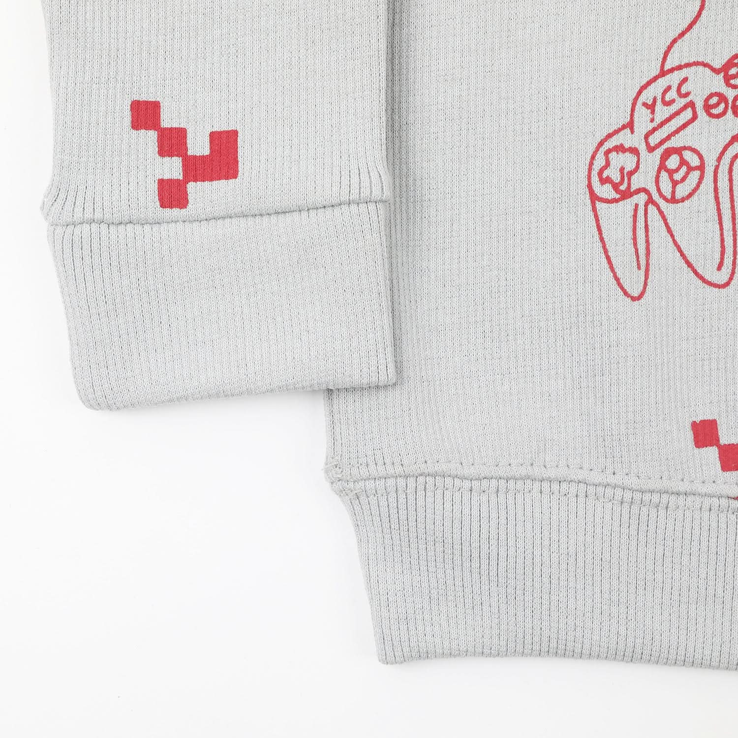 Boys Full Sleeves SweatShirt - Grey, Boys Hoodies & Sweat Shirts, Chase Value, Chase Value
