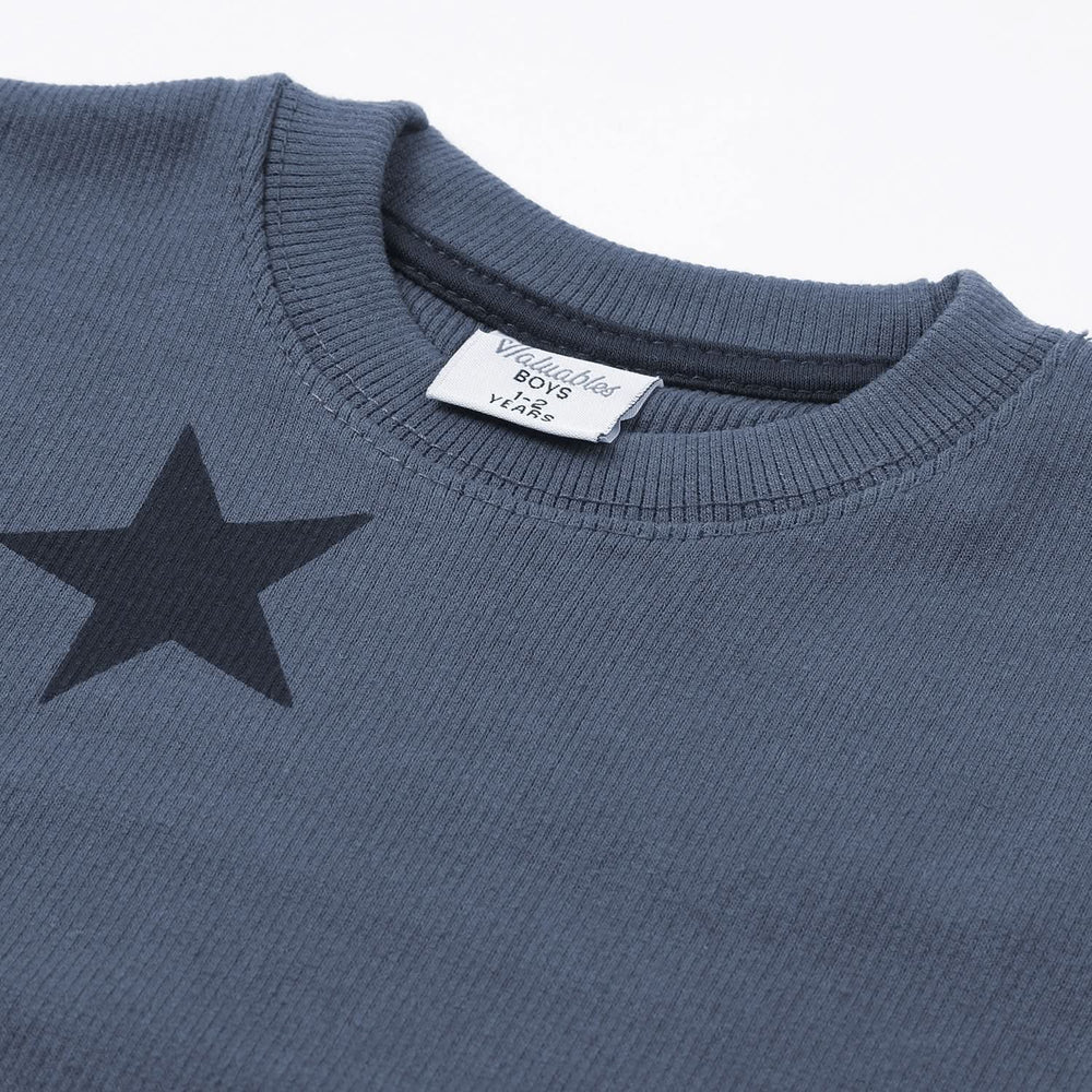 Boys Full Sleeves SweatShirt - Grey, Boys Hoodies & Sweat Shirts, Chase Value, Chase Value
