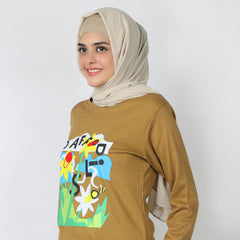 Women's 2pcs Hoodie Set - Khaki