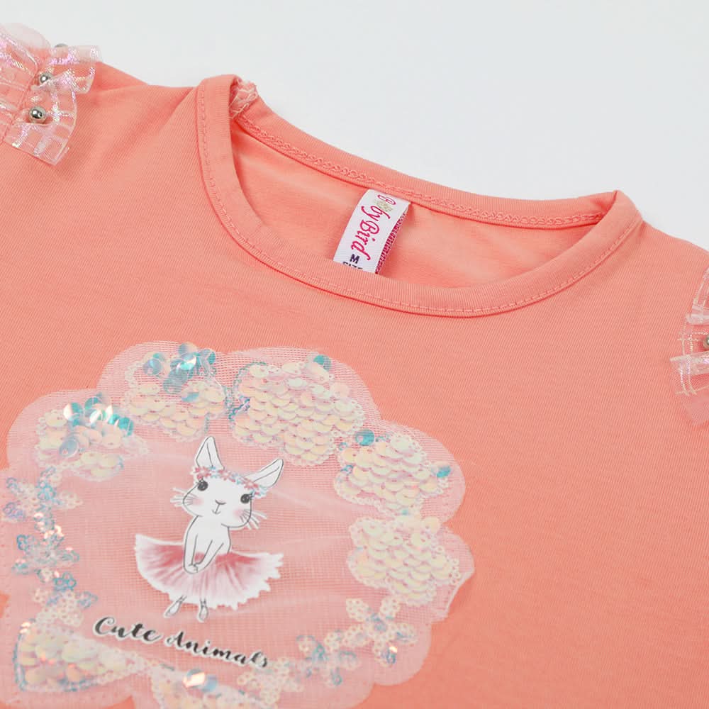 Girls Cord Set - Peach, Girls Suits, Chase Value, Chase Value