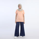 Women's Half Sleeves Printed T-shirt - Tea Pink, Women T-Shirts & Tops, Chase Value, Chase Value