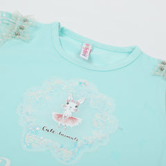 Girls Cord Set - Cyan, Girls Suits, Chase Value, Chase Value