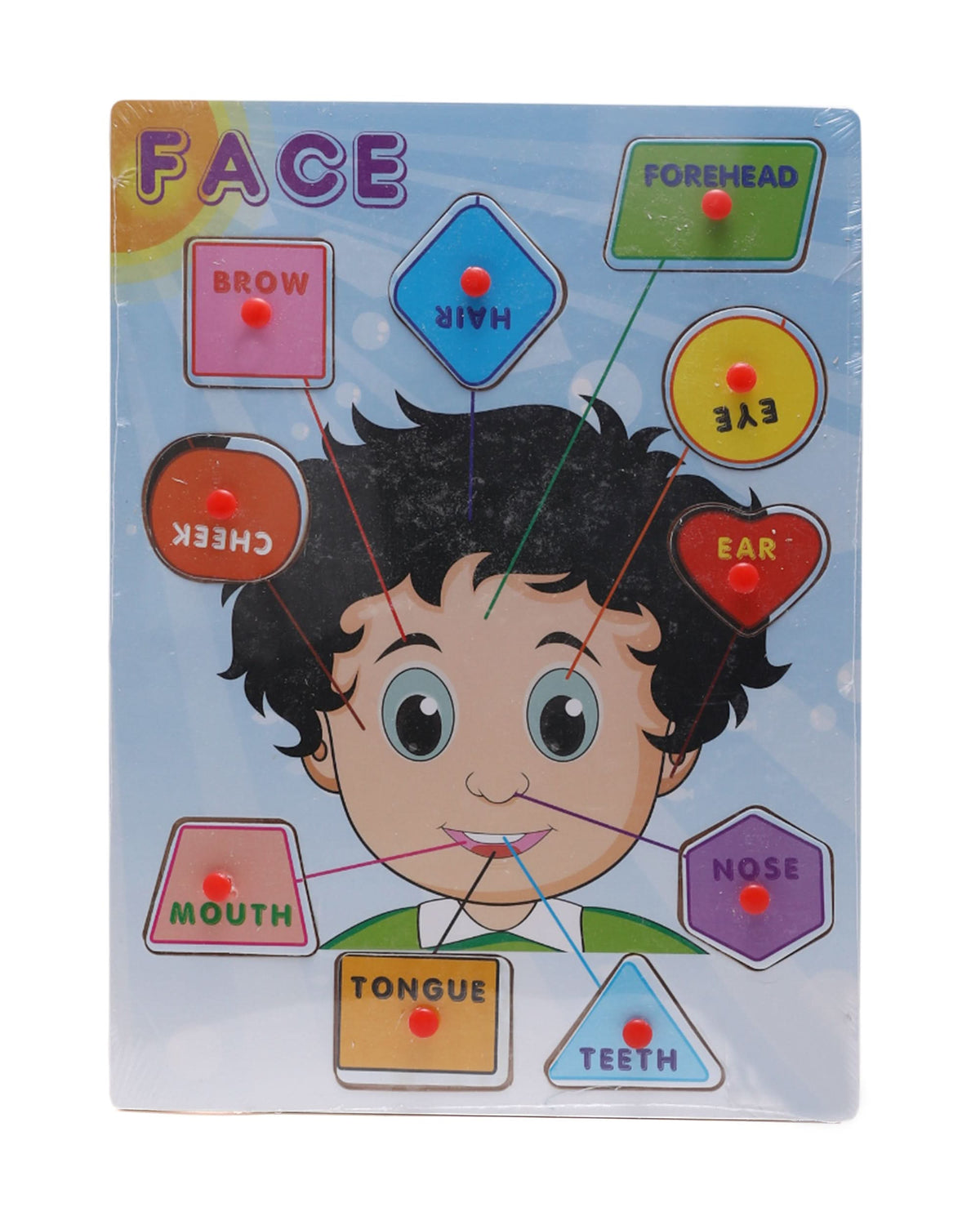 Wooden Thumb Plate Face Shape, Educational Toys, Chase Value, Chase Value