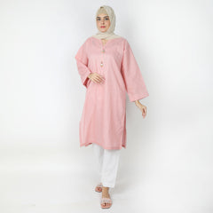 Eminent Women's Stitched Kurti - Light Pink