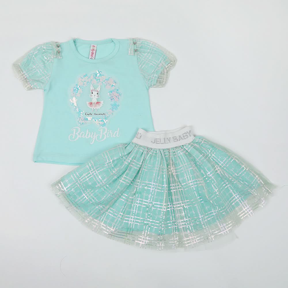 Newborn Girls Cord Set - Cyan, Girls Suits, Chase Value, Chase Value