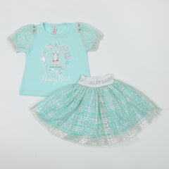 Newborn Girls Cord Set - Cyan, Girls Suits, Chase Value, Chase Value