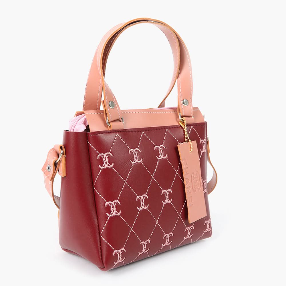 Women's Bag - Maroon, Women Bags, Chase Value, Chase Value