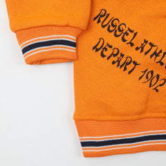 Boys Full Sleeves Pajama Suit - Orange