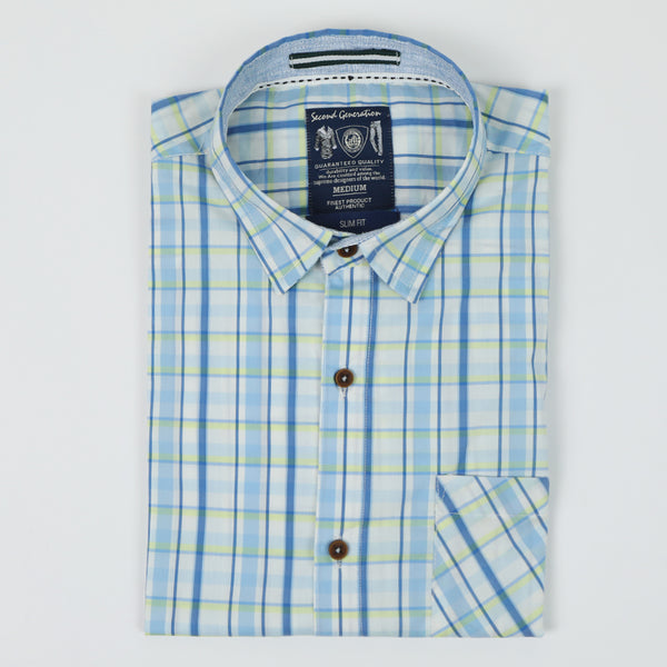 Men's Casual Shirt - Blue