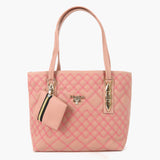 Women's Hand Bag - Tea Pink, Women Bags, Chase Value, Chase Value