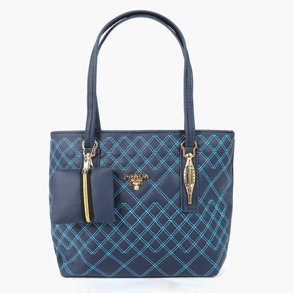 Women's Hand Bag - Navy Blue