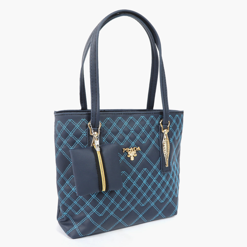Women's Hand Bag - Navy Blue, Women Bags, Chase Value, Chase Value
