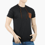Men's Half Sleeves T-Shirt - Black, Men's T-Shirts & Polos, Chase Value, Chase Value