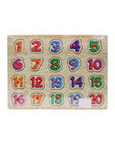 Wooden Thumb Plate Number, Educational Toys, Chase Value, Chase Value