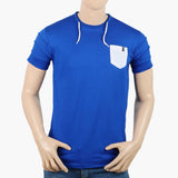 Men's Half Sleeves T-Shirt - Blue, Men's T-Shirts & Polos, Chase Value, Chase Value