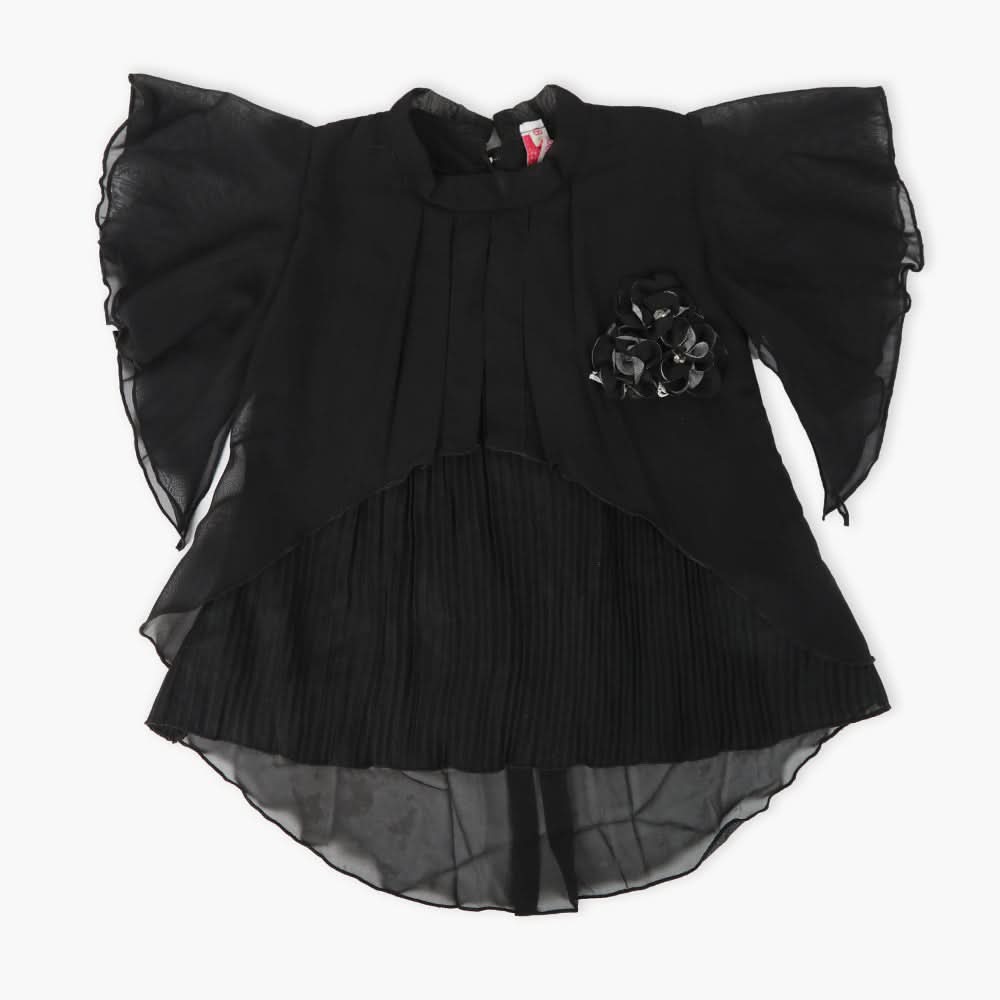 Girls Western Top - Black, Girls Tops, Chase Value, Chase Value