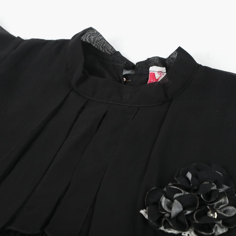 Girls Western Top - Black, Girls Tops, Chase Value, Chase Value