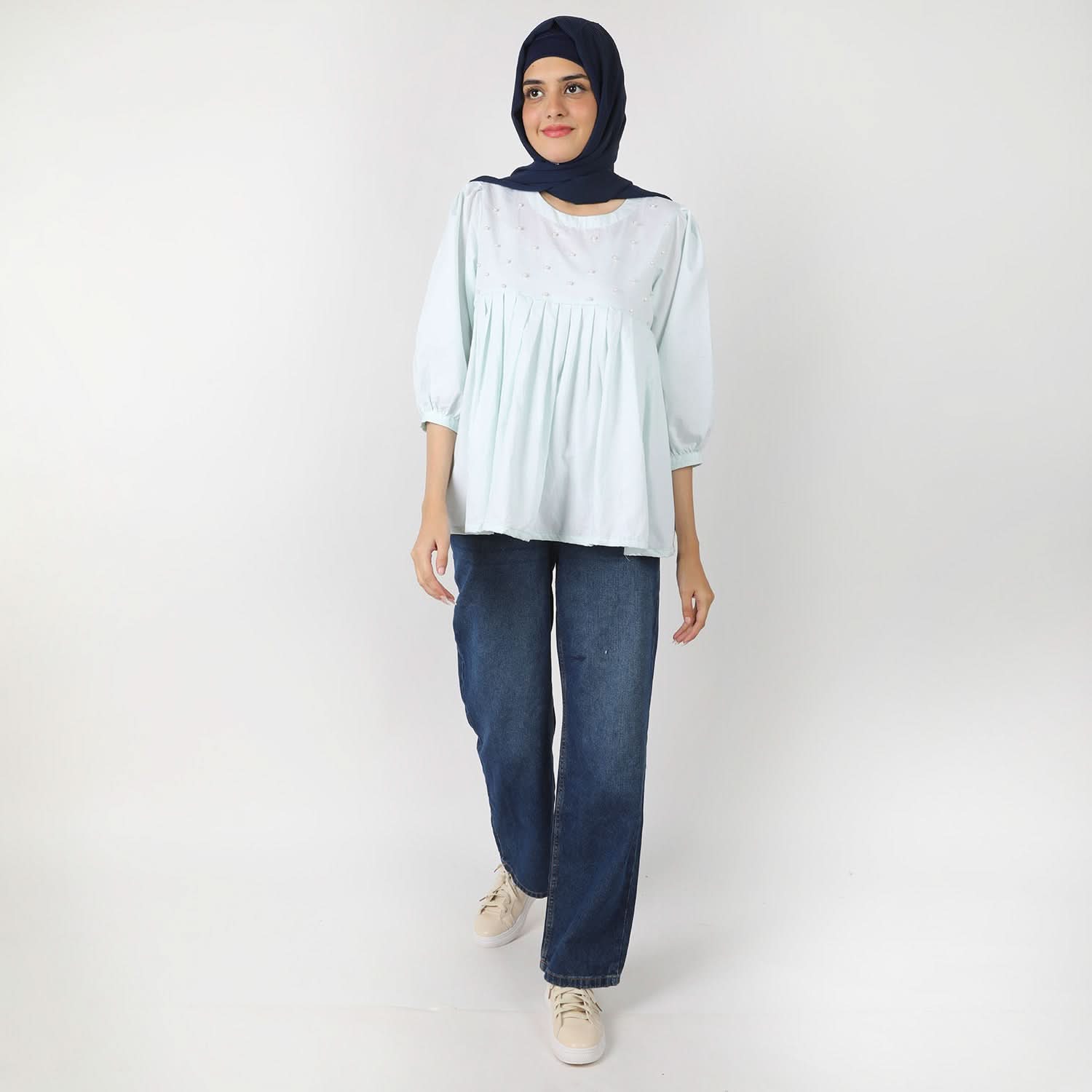 Women's Western Top - Cyan, Women T-Shirts & Tops, Chase Value, Chase Value