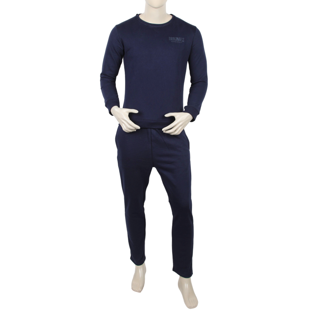 Eminent Mens Embroidered Night Set - Navy Blue, Men's Nightwear, Eminent, Chase Value