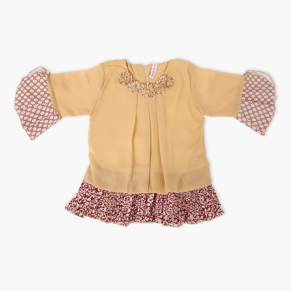 Girls Western Top - Khaki, Girls Tops, Chase Value, Chase Value