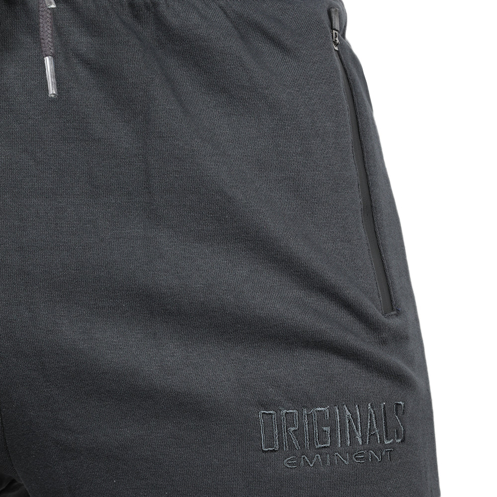 Eminent Men's Embroidered Trouser - Dark Grey, Men's Lowers & Sweatpants, Eminent, Chase Value