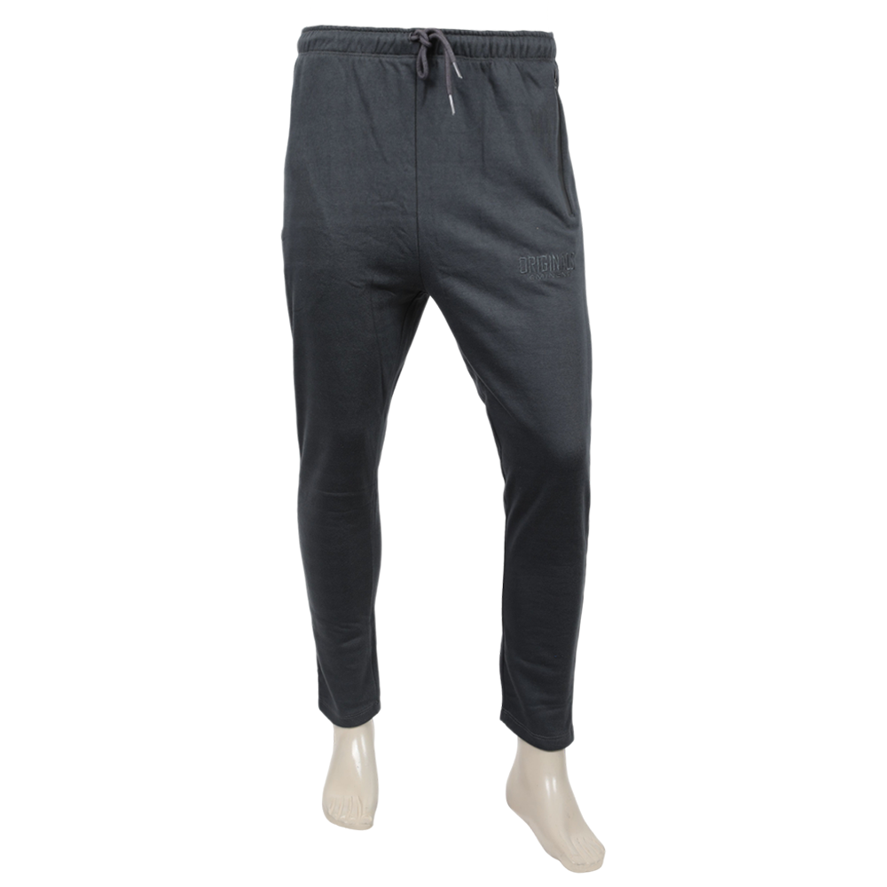 Eminent Men's Embroidered Trouser - Dark Grey, Men's Lowers & Sweatpants, Eminent, Chase Value