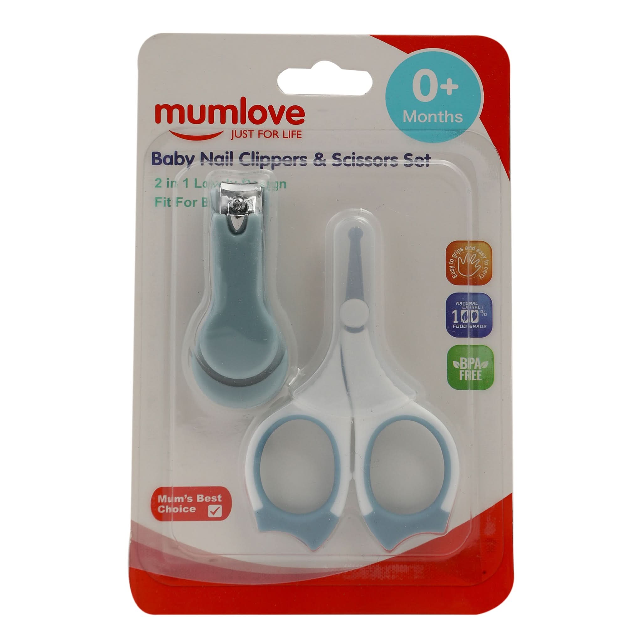 Mumlove Baby Nail Clippers & Scissor Set 309C, Feeding Supplies, Mum Love, Chase Value