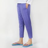 Women's Stretched Printed Trouser - Light Purple, Women Pants & Tights, Chase Value, Chase Value