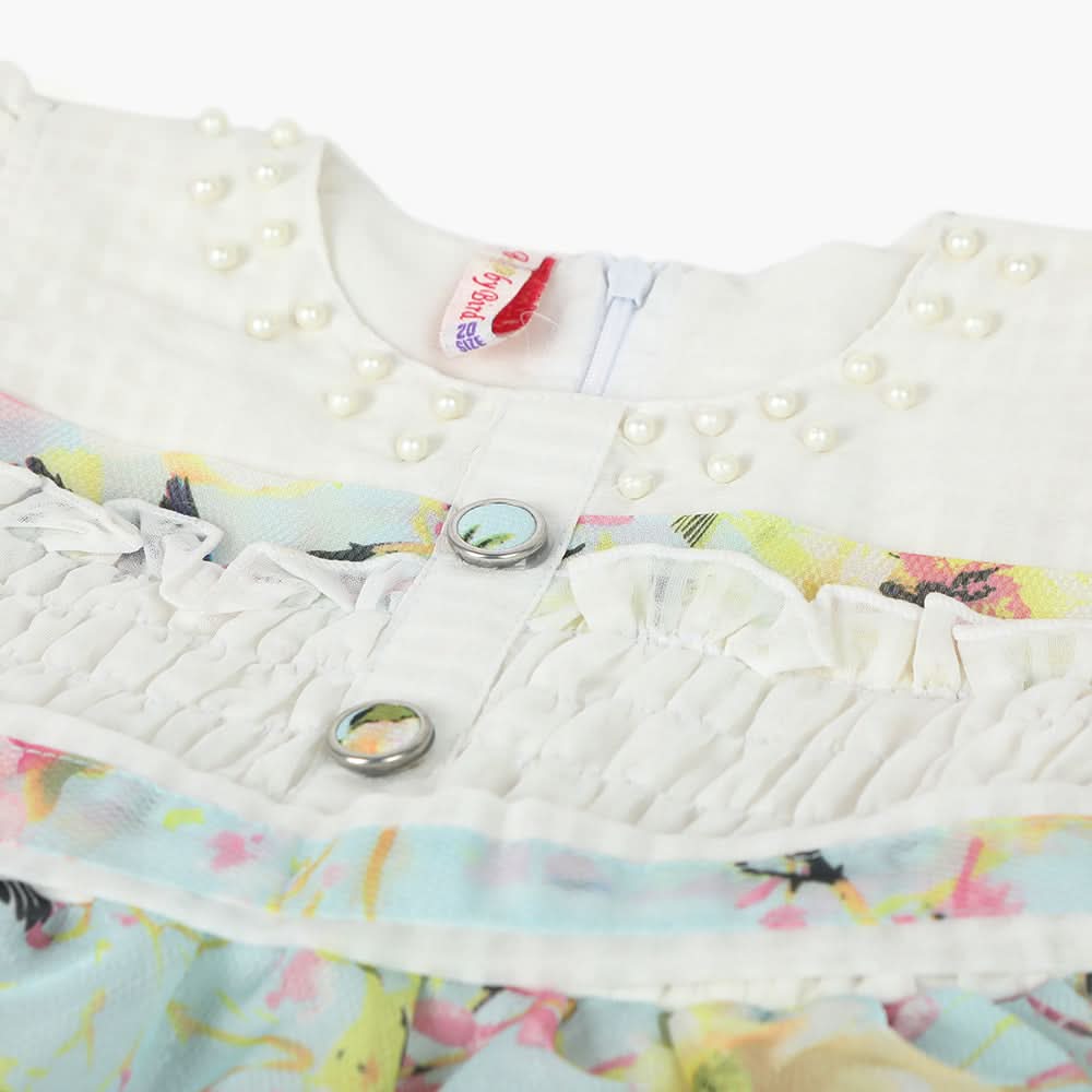 Girls Western Top - White, Girls Tops, Chase Value, Chase Value