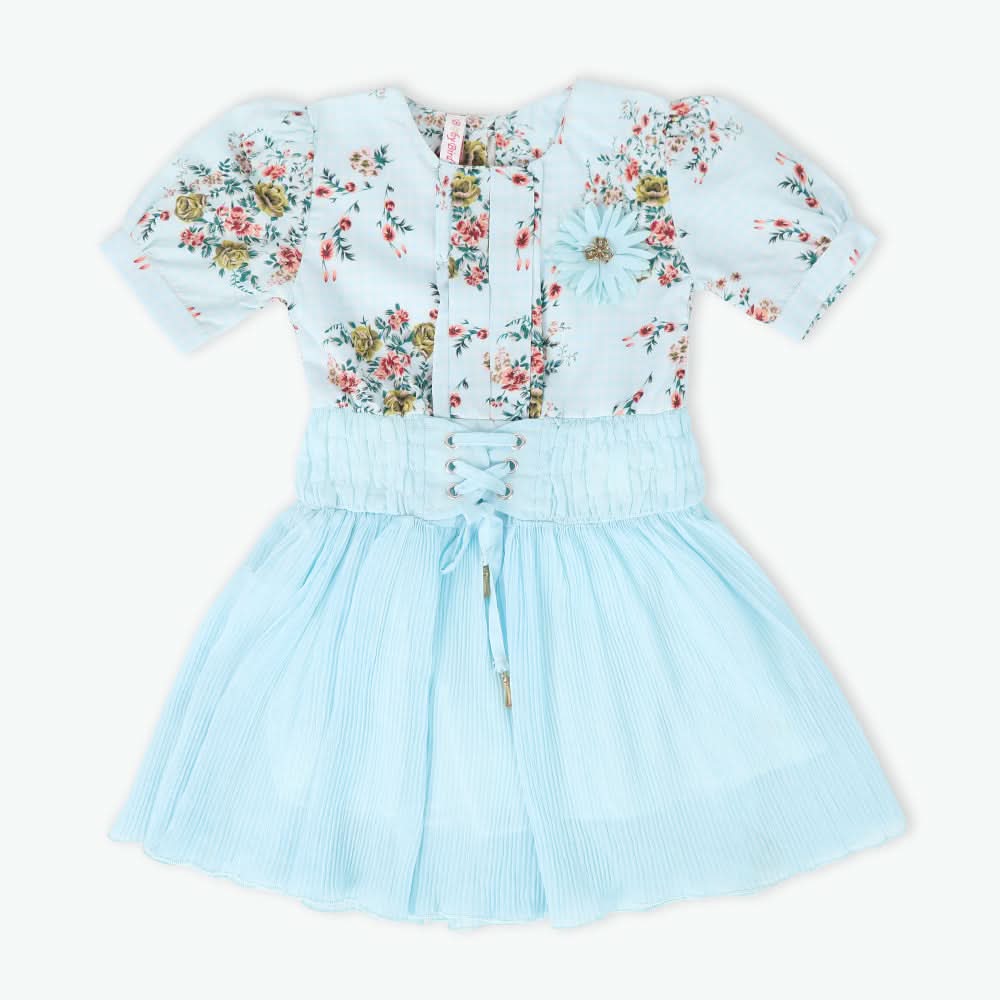 Girls Western Top - Light Blue, Girls Tops, Chase Value, Chase Value