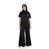 Eminent Women's Half Sleeves Printed T-Shirt - Black, Women T-Shirts & Tops, Eminent, Chase Value